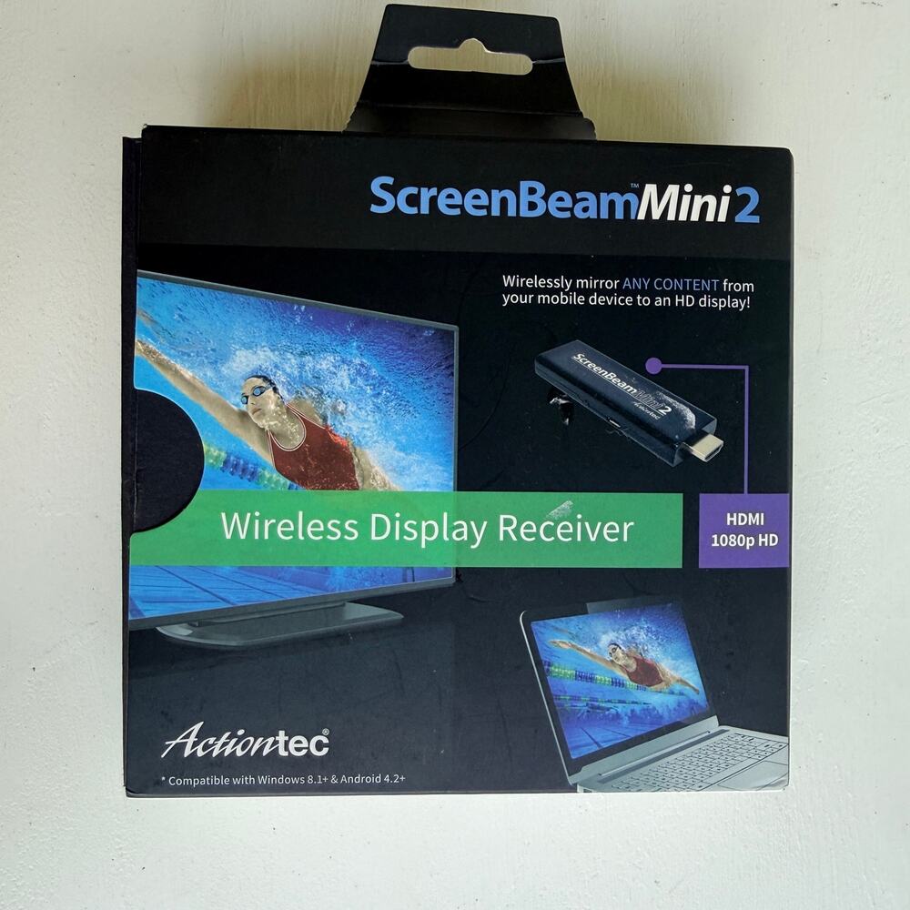 Actiontec ScreenBeam Mini2 Wireless Display Receiver HDMI 1080p HD